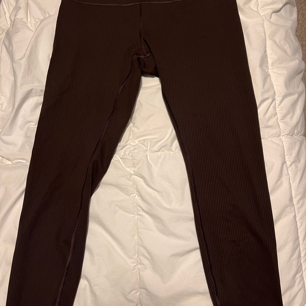 Ribbed Wunder Train Crops , size 8